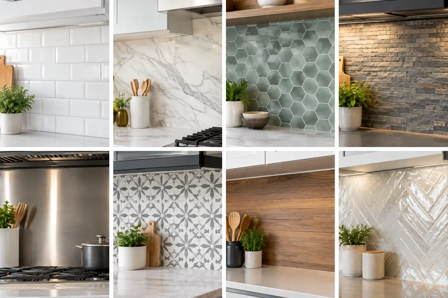 8 Best Backsplash Materials for Kitchens