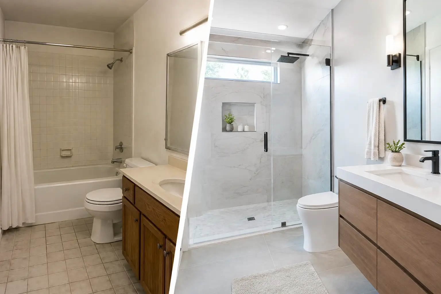 A Bathroom Remodel Transformation That Lasts