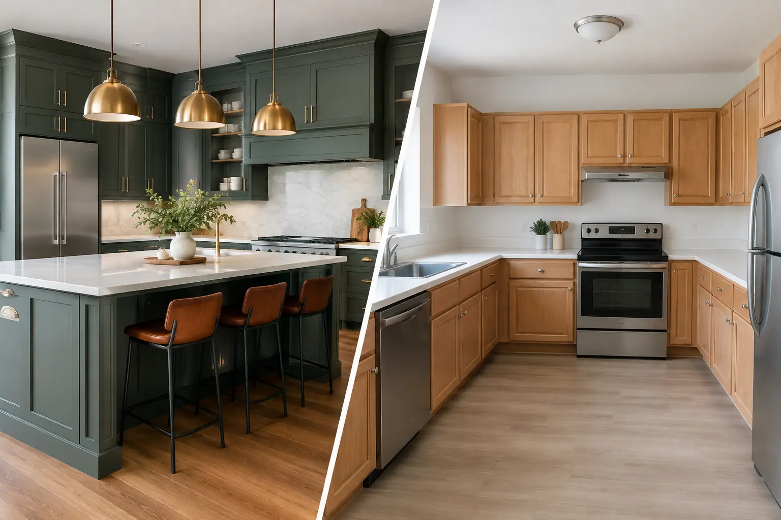 Custom Cabinets Versus Stock Cabinets: Which Fits?