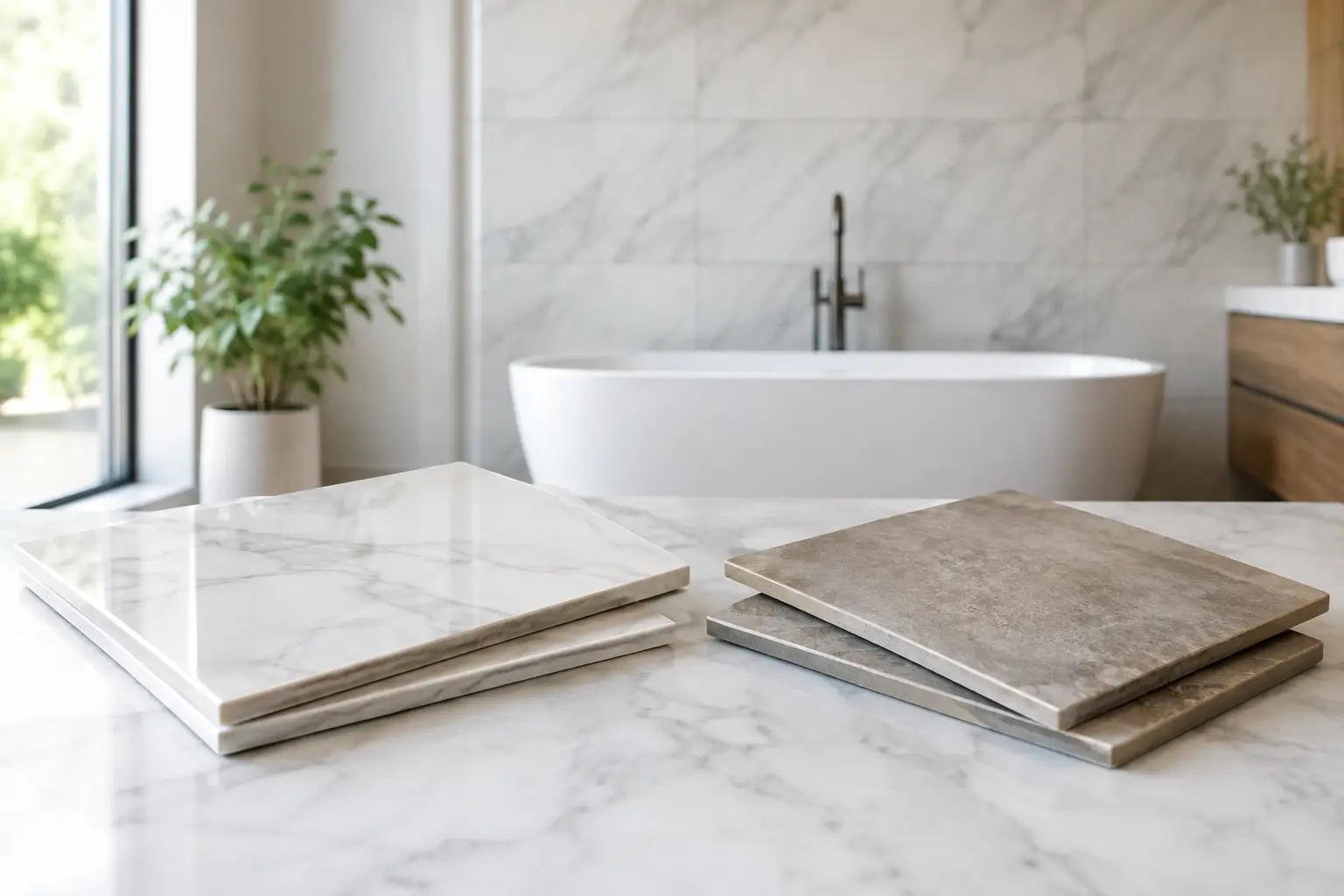 Porcelain Versus Ceramic Bathroom Tile Choices