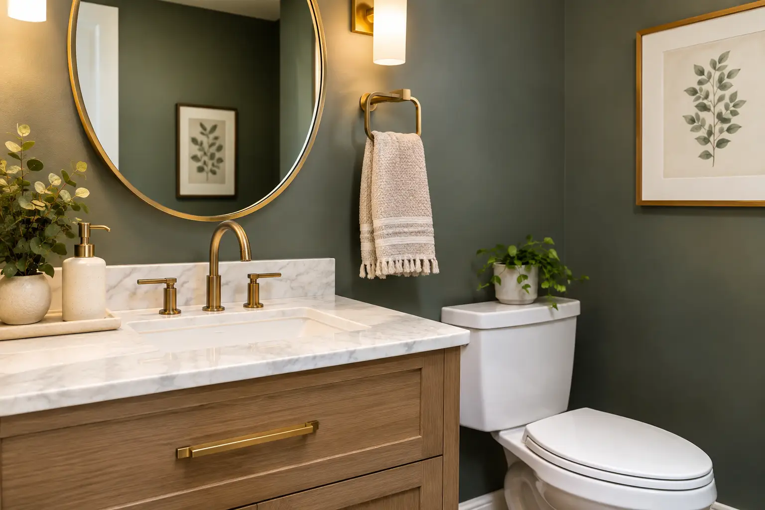 Powder Room Makeover Ideas That Work Hard
